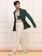 Green Seersucker Blazer