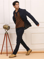 Navy Seersucker Suit