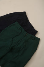 Green Seersucker Shorts