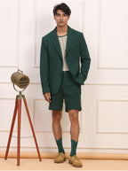 Green Seersucker Blazer