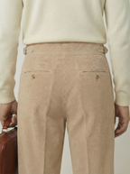 Beige Corduroy Trousers