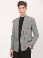 Black & White Houndstooth Blazer