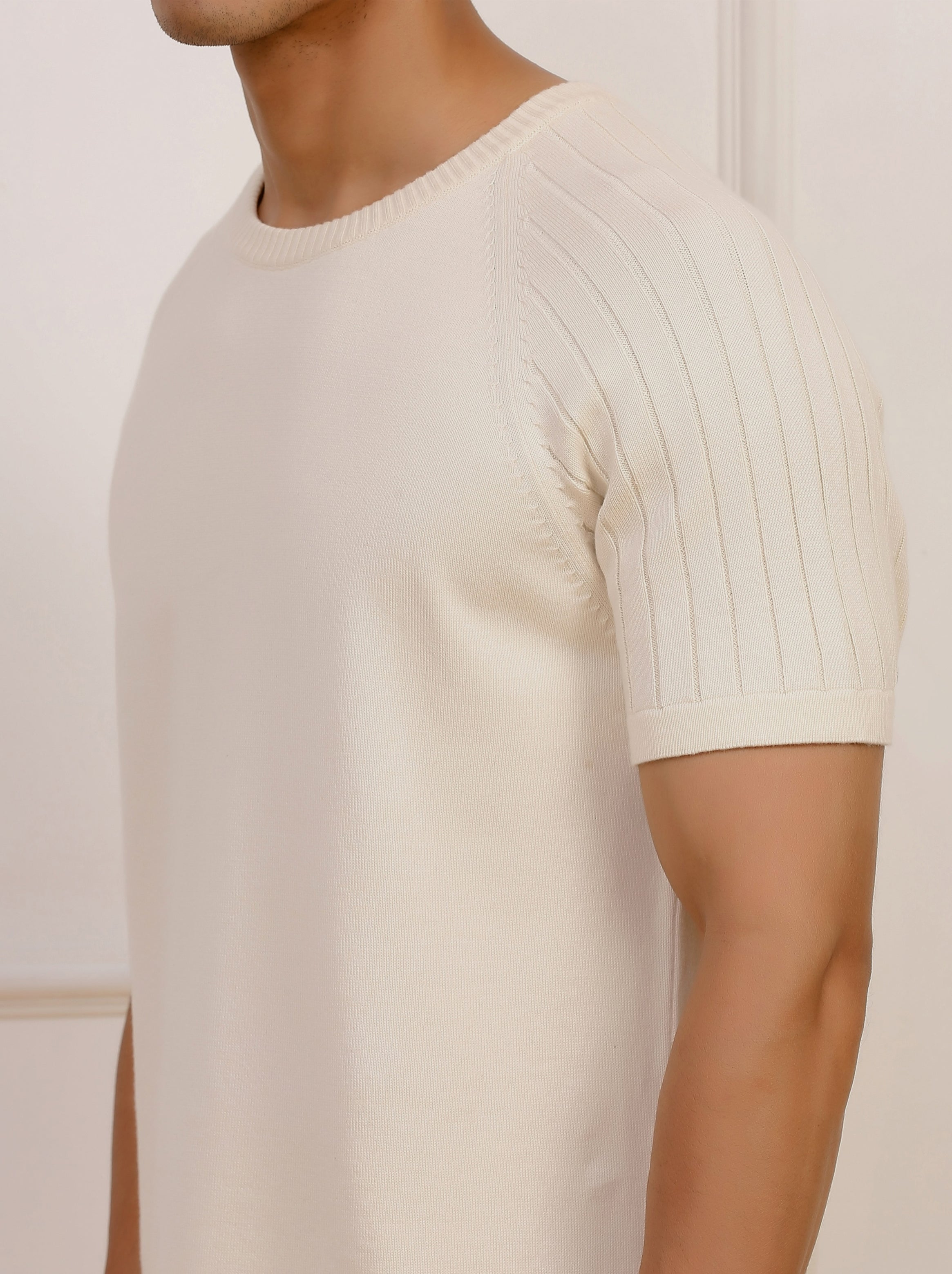 Cream Classic Crew Neck