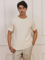 Cream Classic Crew Neck