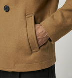 Cropped Camel Coat