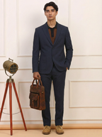 Navy Seersucker Suit