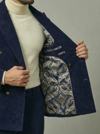 Navy Corduroy Blazer