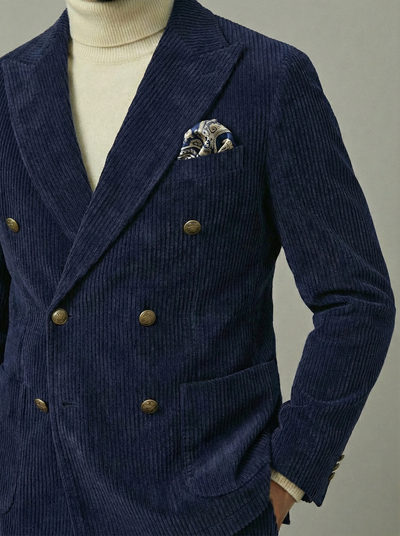 Navy Corduroy Blazer