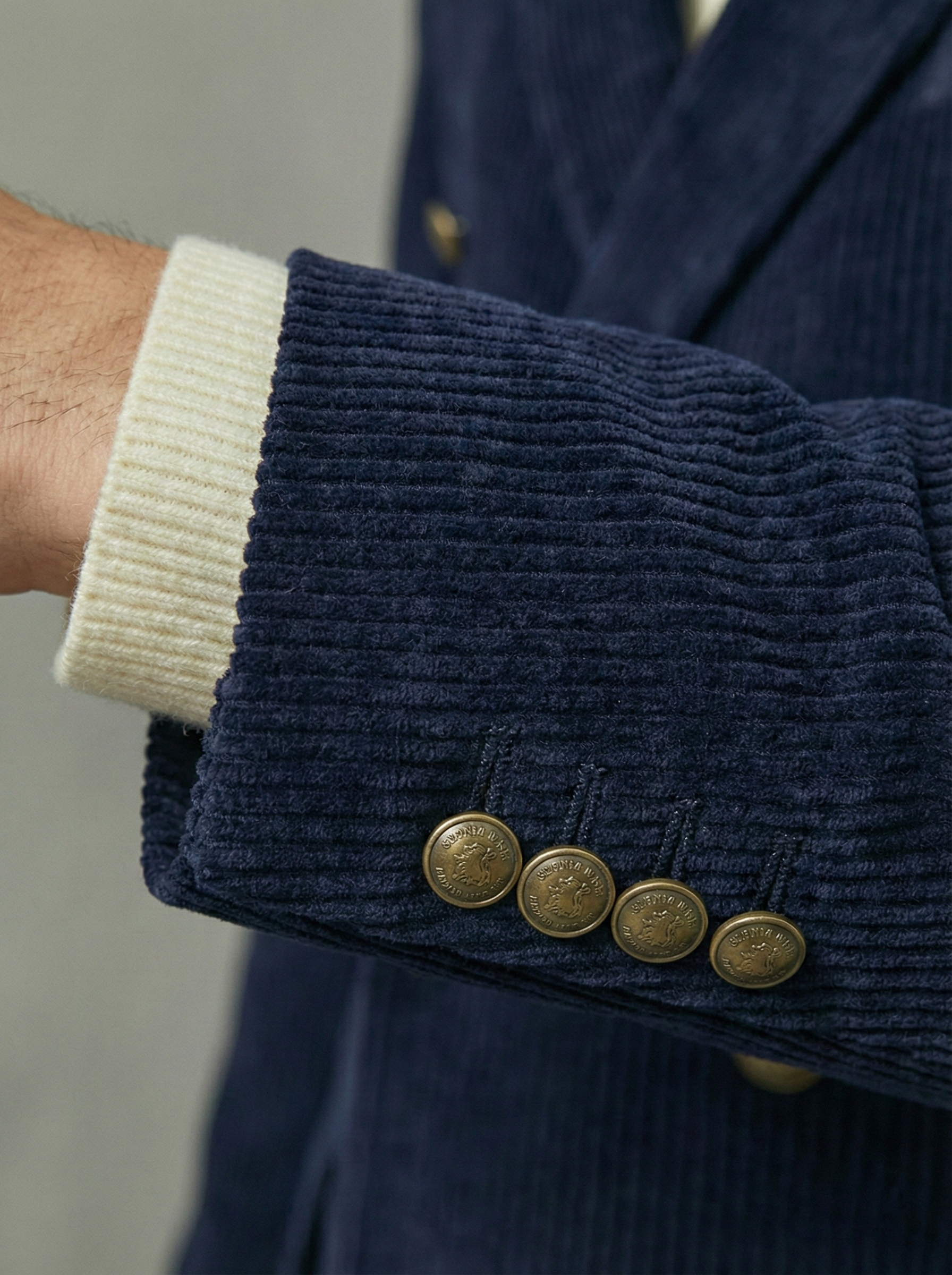 Navy Corduroy Blazer